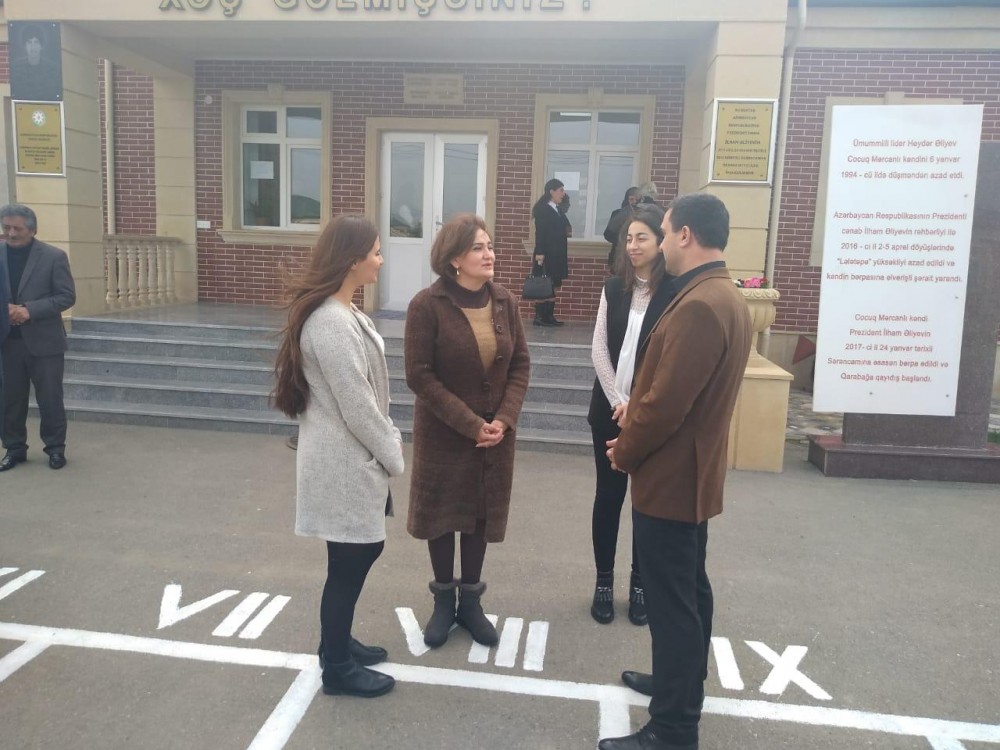 Nazir müavini Cocuq Mərcanlıda ADU-nun tələbələri ilə görüşdü- FOTO